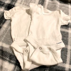 Gerber white onesies